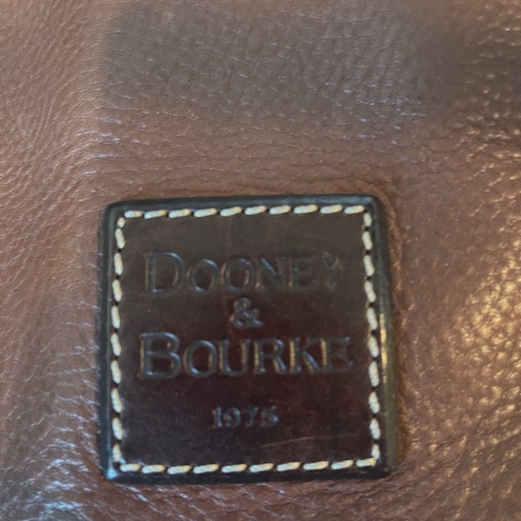 Dooney & Bourke Chocolate Brown Leather Hobo Bag - Picture 2 of 11